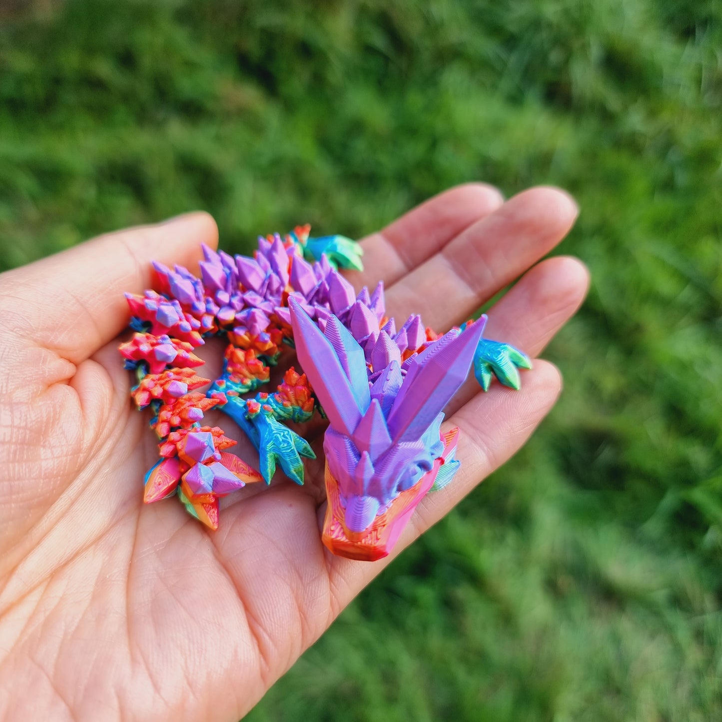 Small - Crystal Dragons - 3D Printed Articulated Fantasy Toy