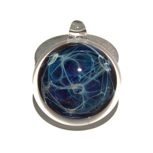 Blue Tesla Spirit Pendant - Handmade Unique Gift - Borosilicate Glass Pendant - A One of a Kind Gift Idea - Top 5 Gift ideas 2019 - Quality