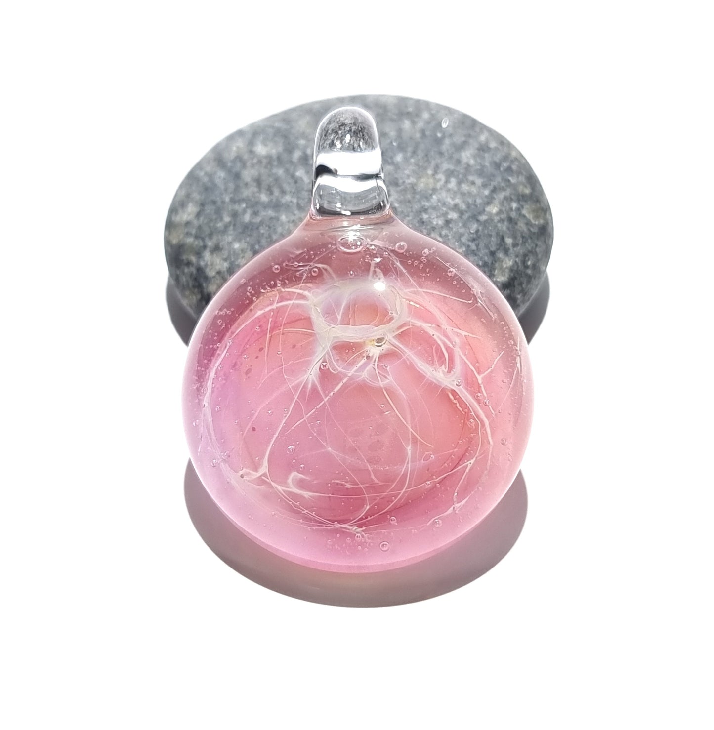 Star Burst Pendant - Blown Glass Pendant - Flameworked Focal Bead - Free Shipping - Artist Direct - Vibrant and glossy smooth!